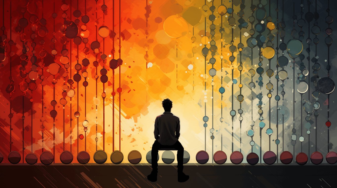 abstract image of a patient experiencing side effect