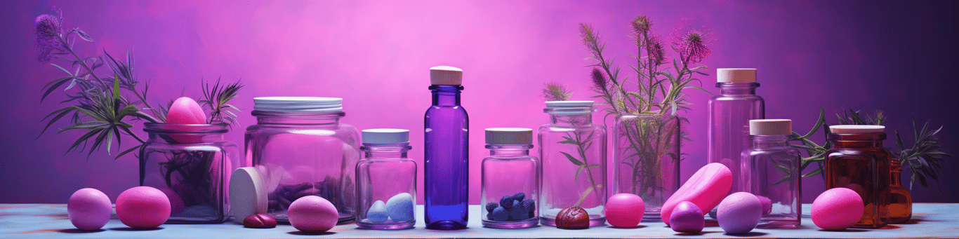 image of different drug pills on a surface