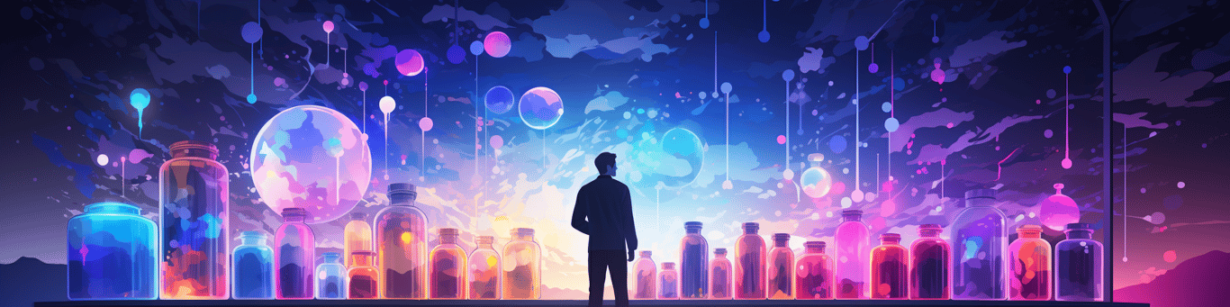 image of a doctor in a lab doing drug, clinical research