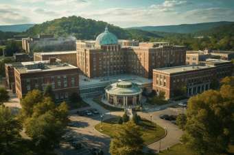 Image of West Virginia University in Morgantown, United States.