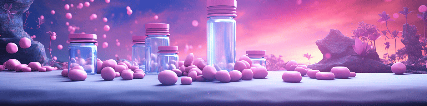 image of different drug pills on a surface