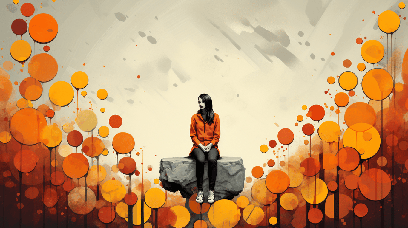 abstract image of a patient experiencing side effect