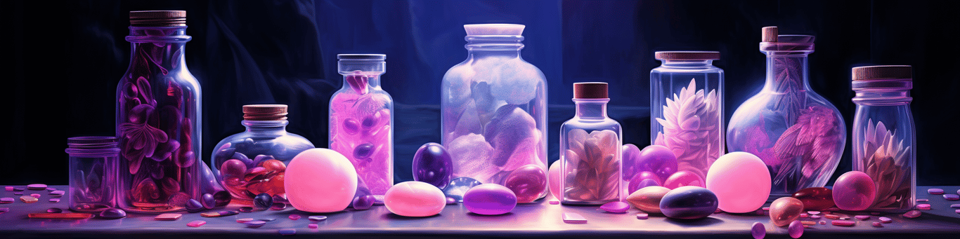 image of different drug pills on a surface