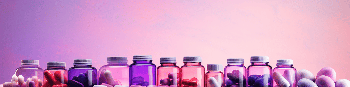 image of different drug pills on a surface