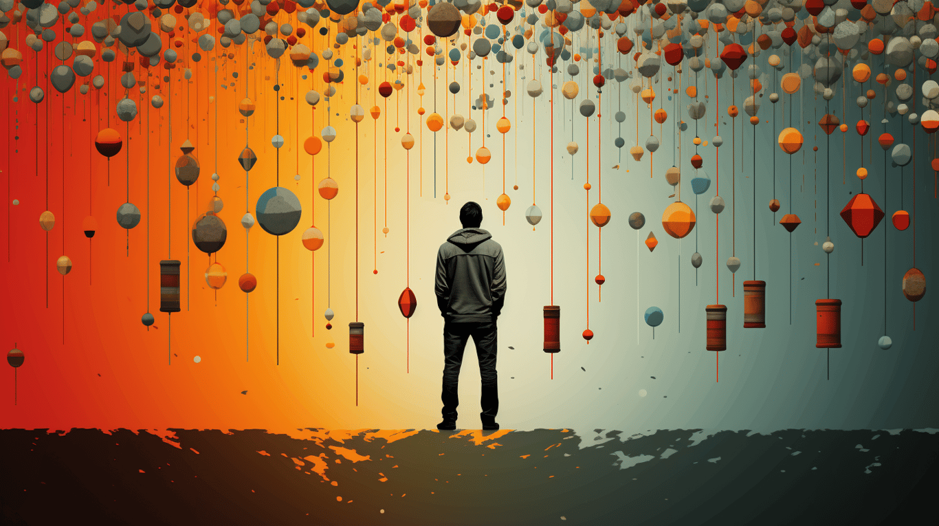 abstract image of a patient experiencing side effect