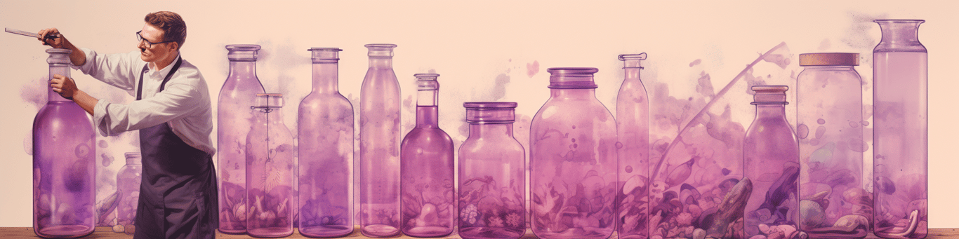 image of a doctor in a lab doing drug, clinical research