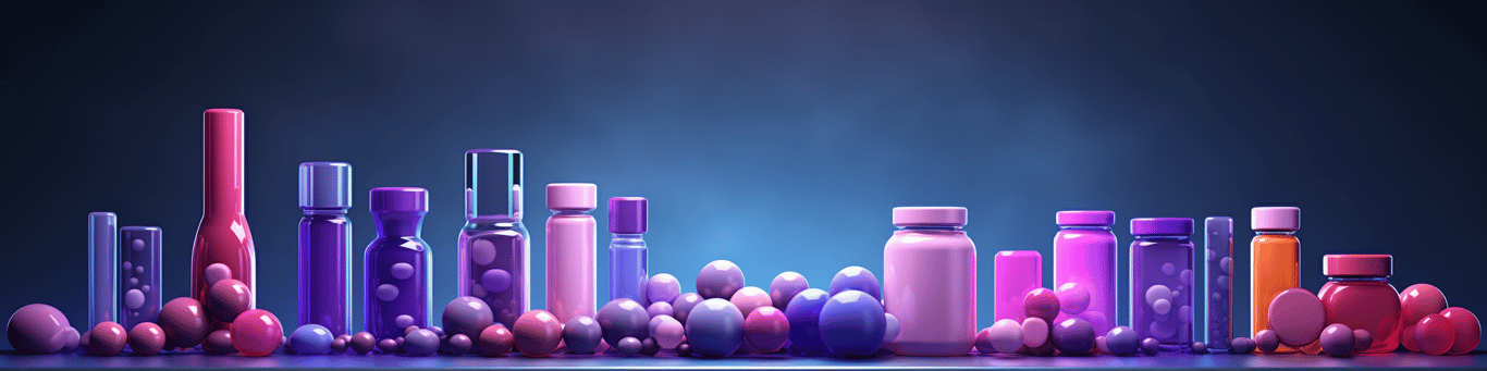 image of different drug pills on a surface