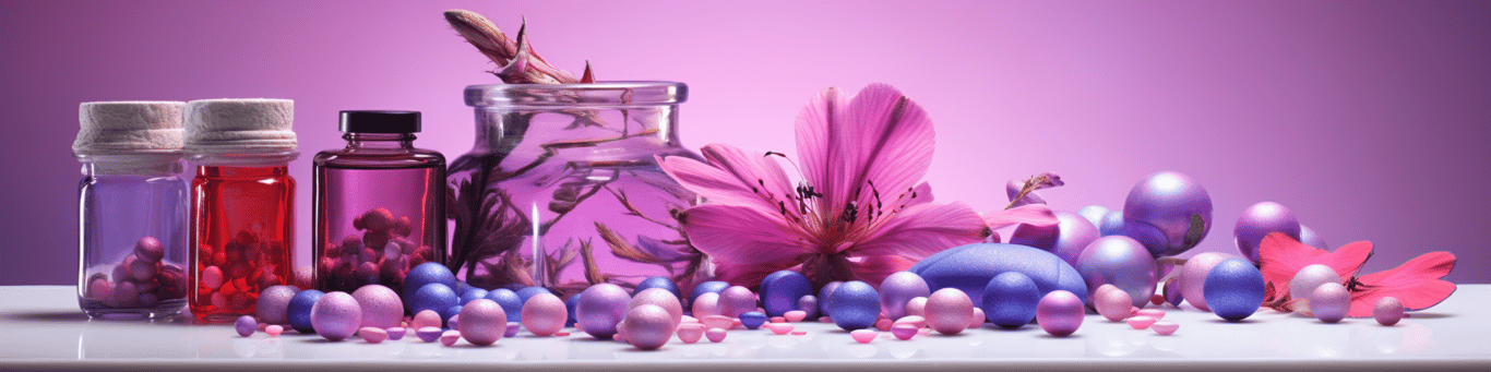 image of different drug pills on a surface