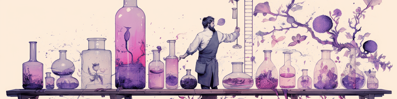 image of a doctor in a lab doing drug, clinical research