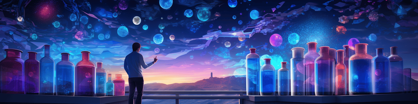 image of a doctor in a lab doing drug, clinical research