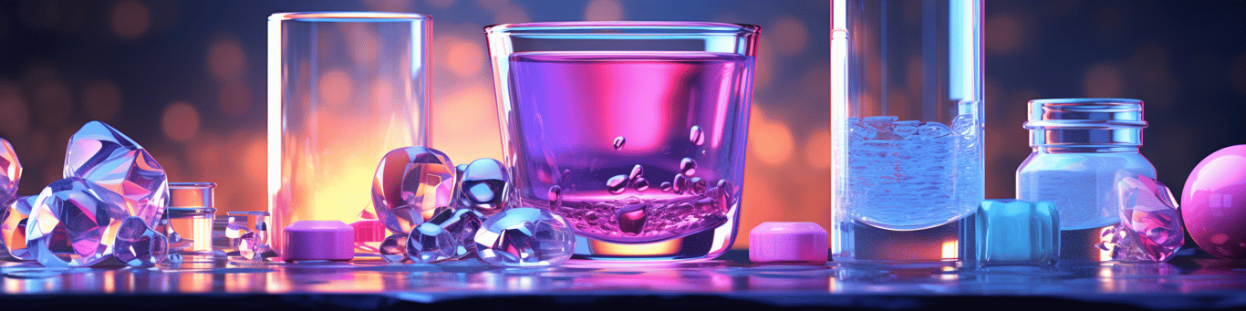 image of drug pills surrounding a glass of water symbolizing drug consumption