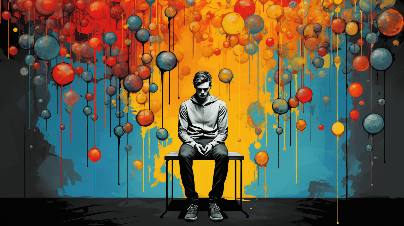 abstract image of a patient experiencing side effect