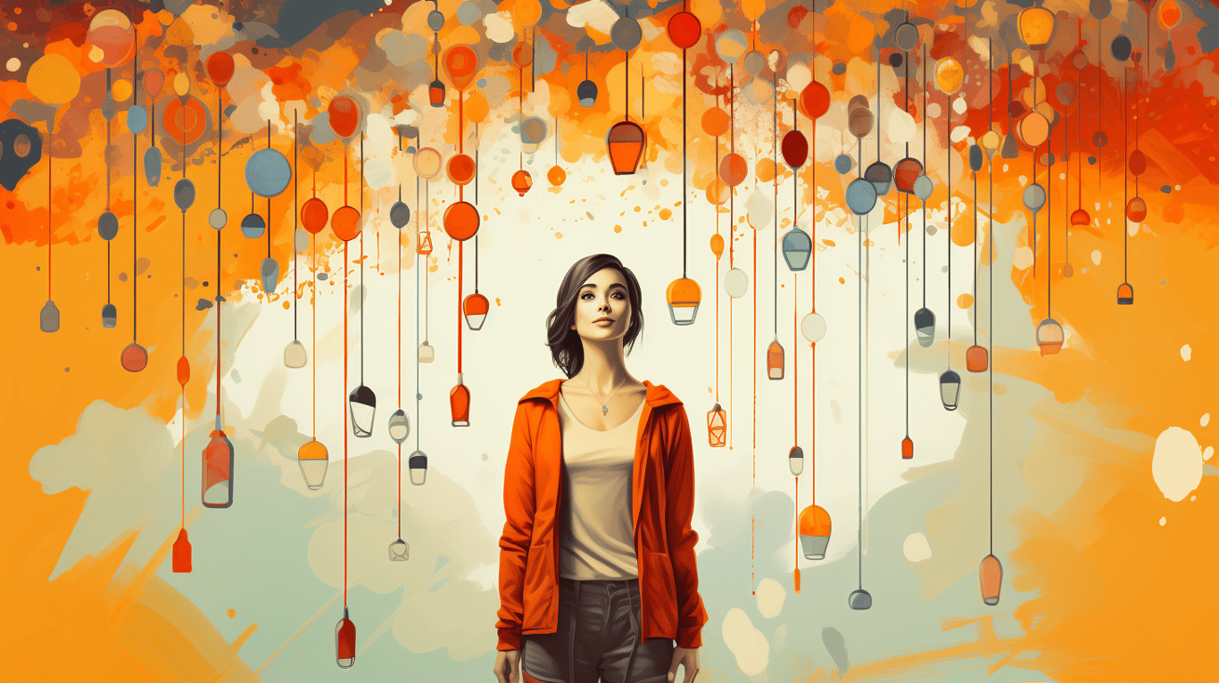 abstract image of a patient experiencing side effect