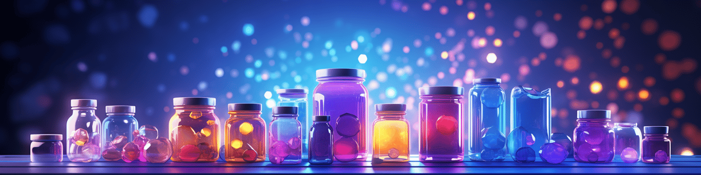 image of different drug pills on a surface