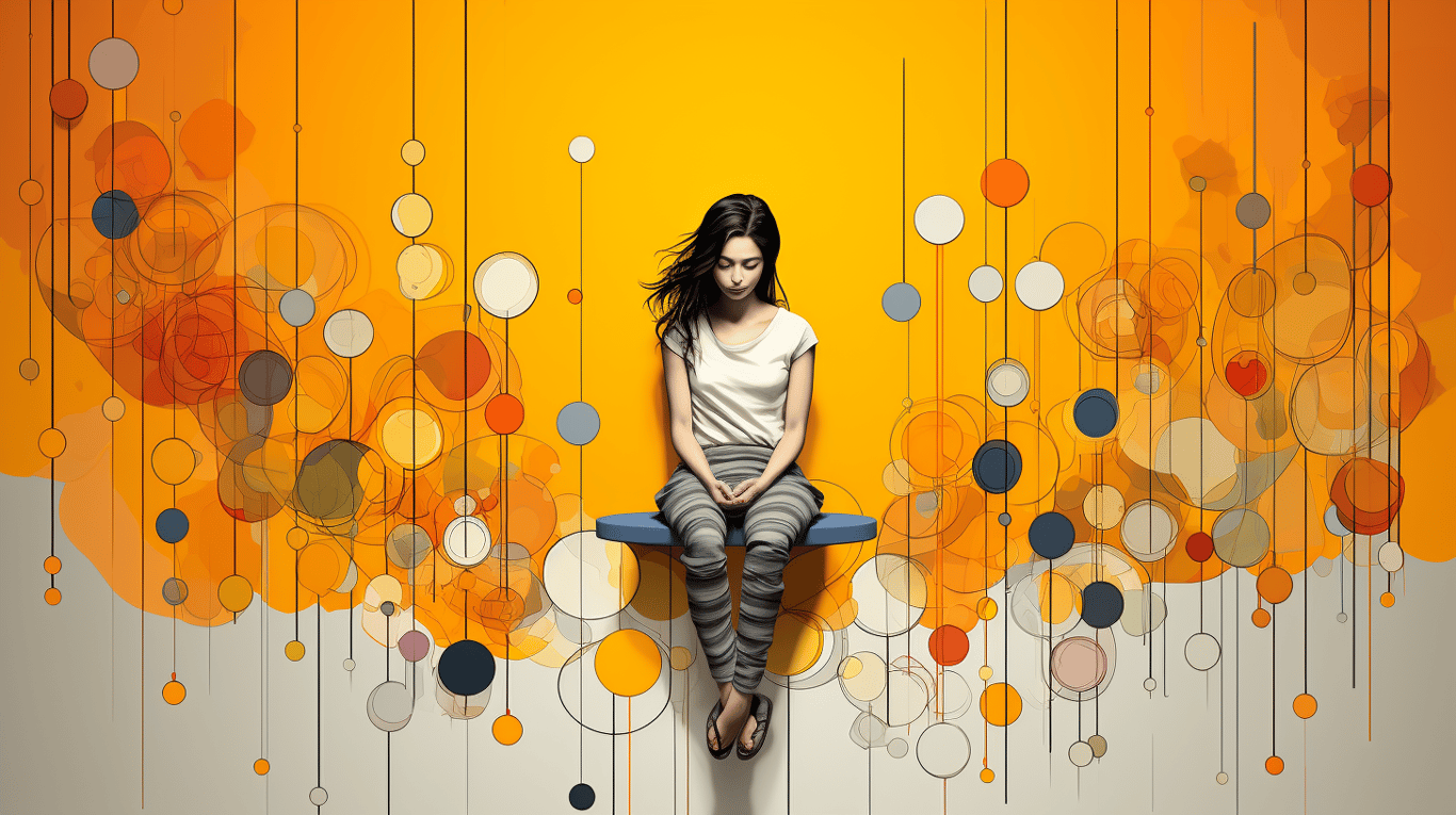 abstract image of a patient experiencing side effect