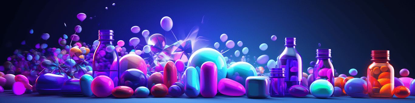 image of different drug pills on a surface