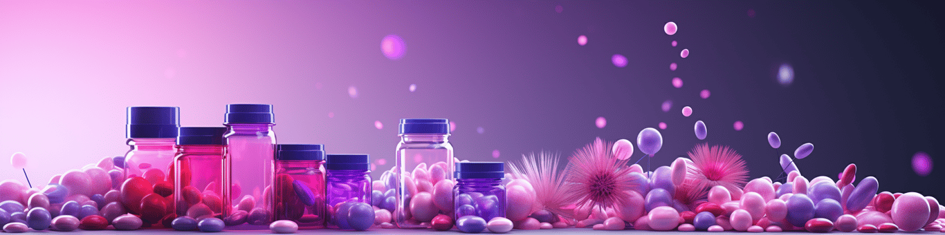 image of different drug pills on a surface