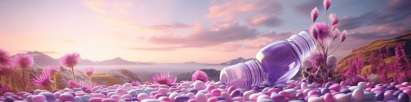 image of different drug pills on a surface