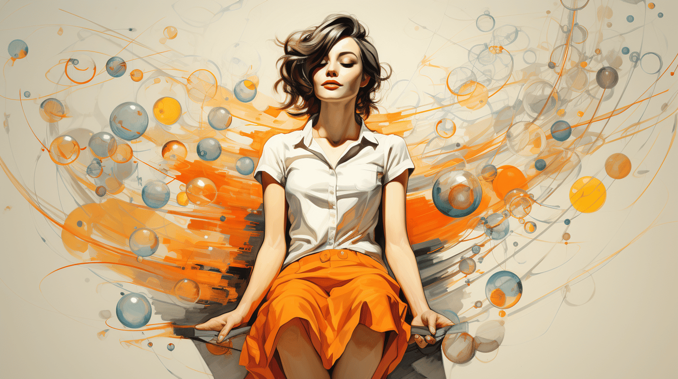 abstract image of a patient experiencing side effect