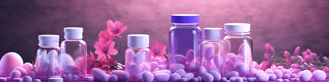 image of different drug pills on a surface