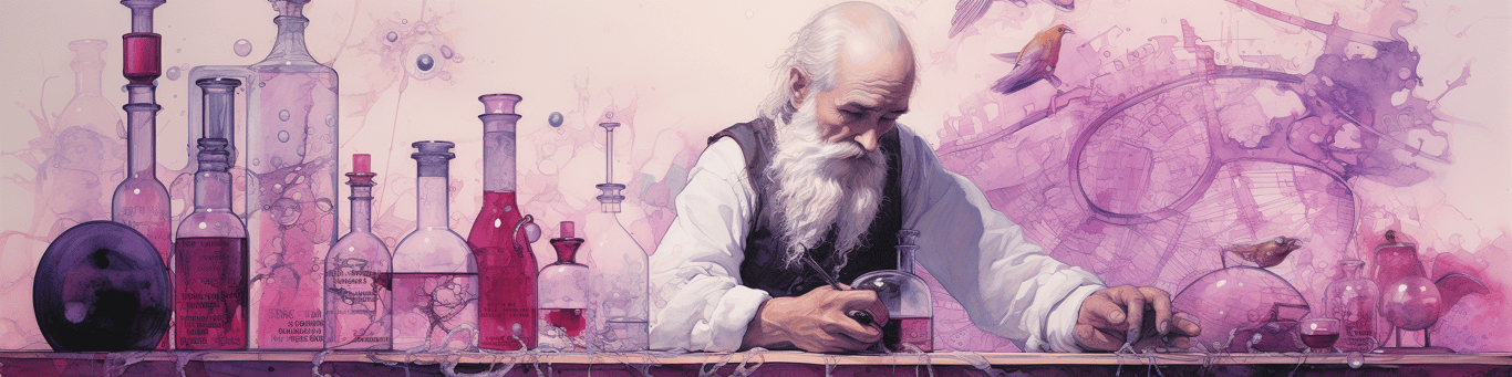 image of a doctor in a lab doing drug, clinical research