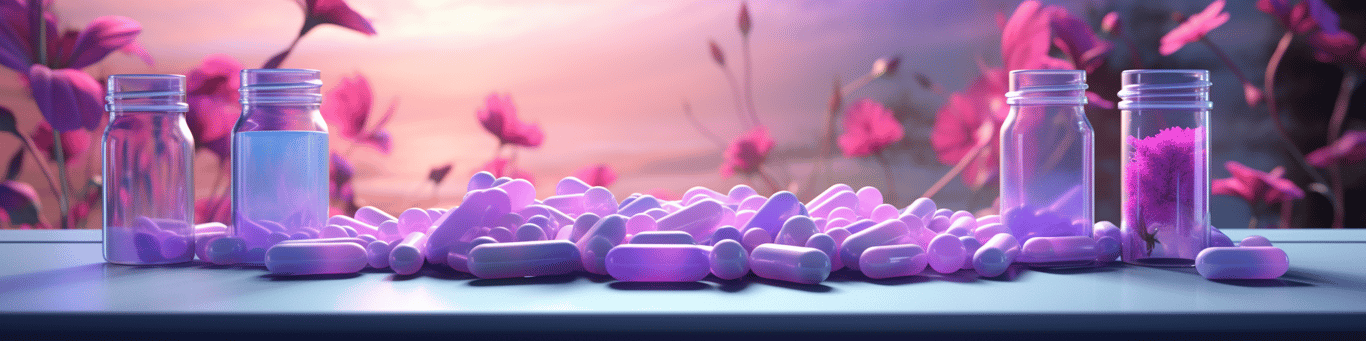 image of different drug pills on a surface