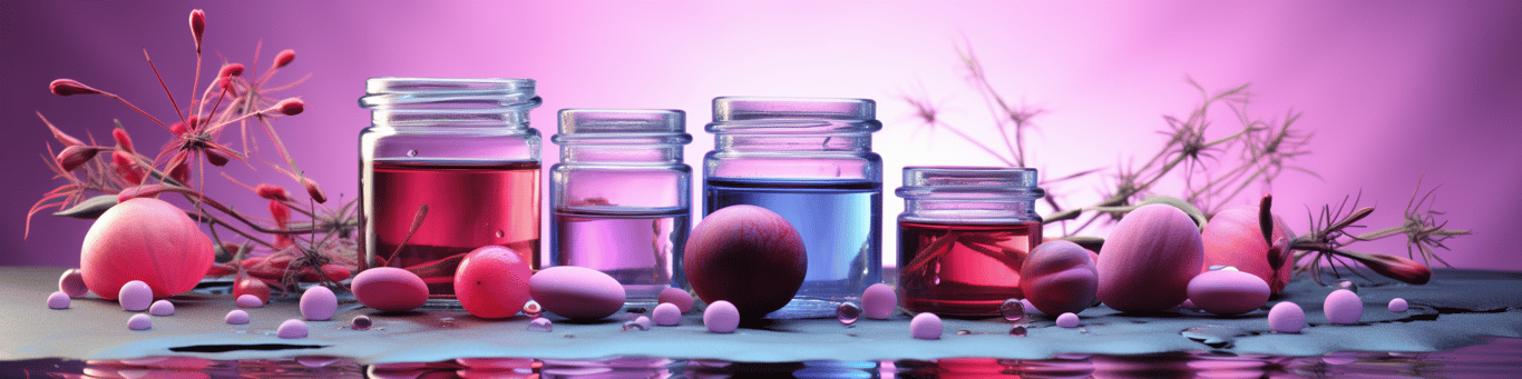 image of drug pills surrounding a glass of water symbolizing drug consumption