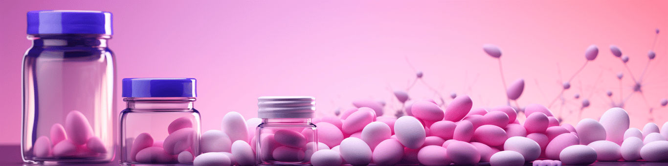 image of different drug pills on a surface