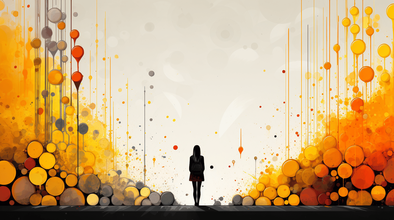 abstract image of a patient experiencing side effect