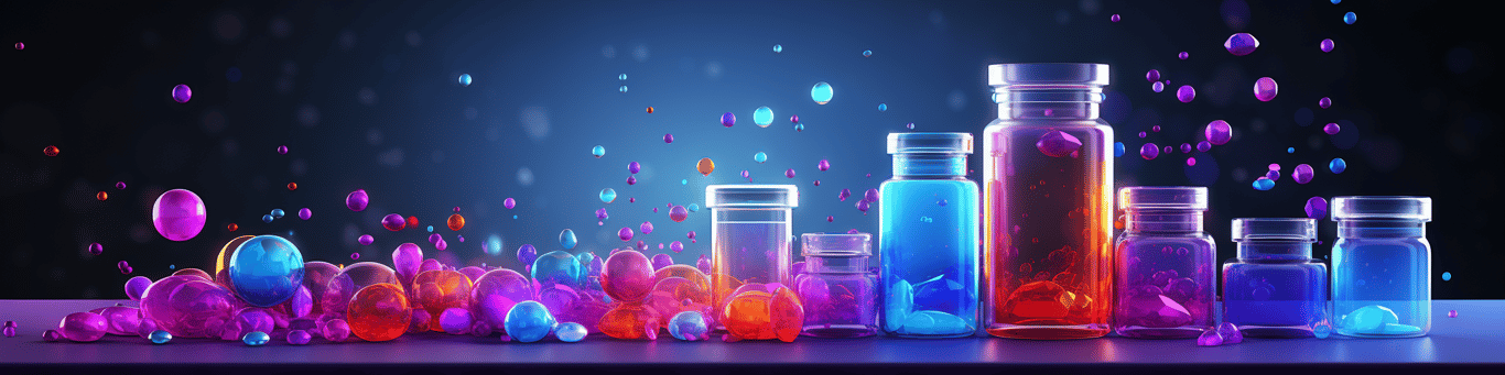 image of different drug pills on a surface