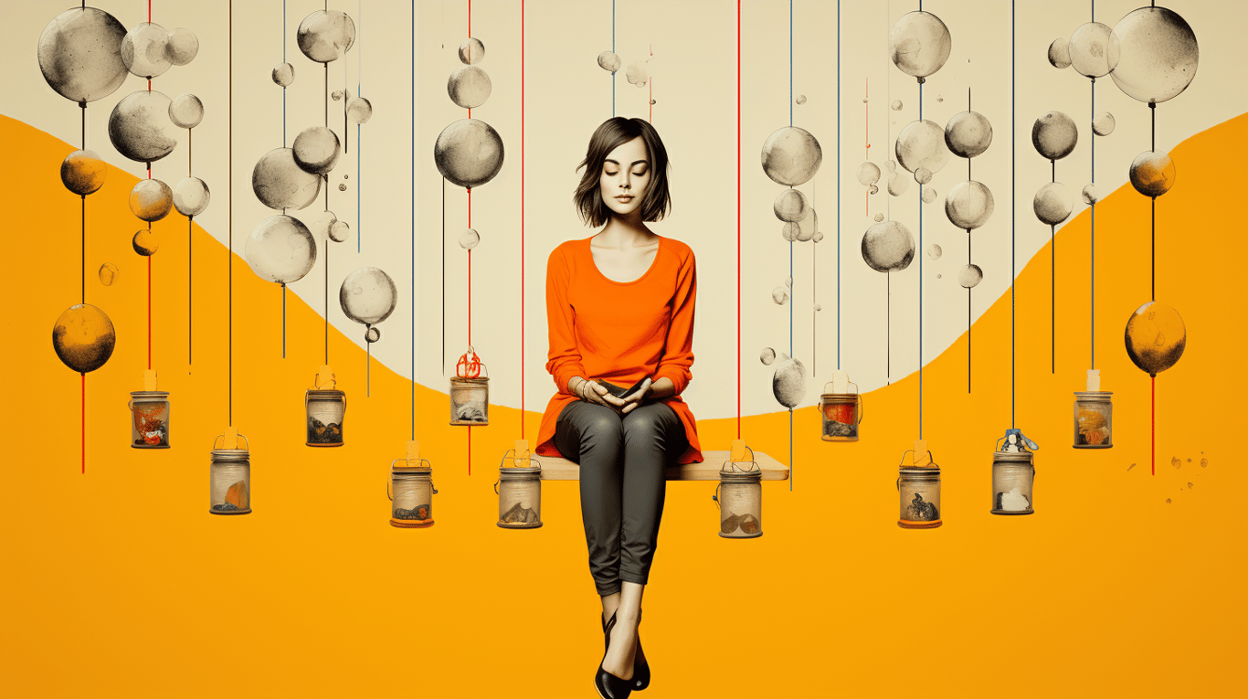 abstract image of a patient experiencing side effect