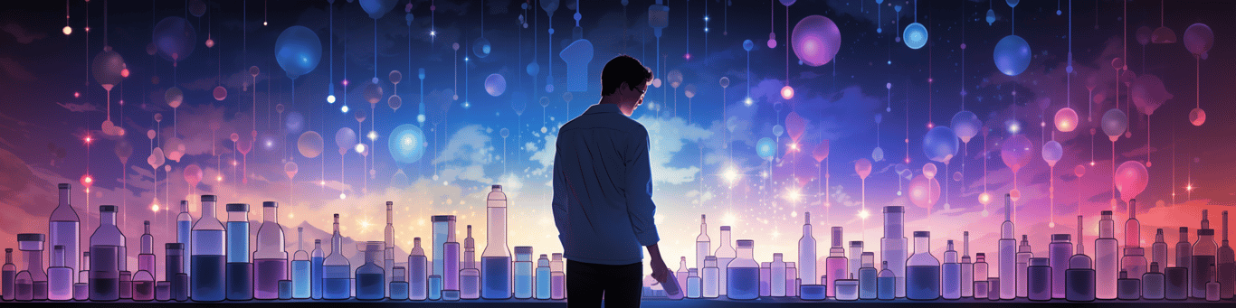 image of a doctor in a lab doing drug, clinical research