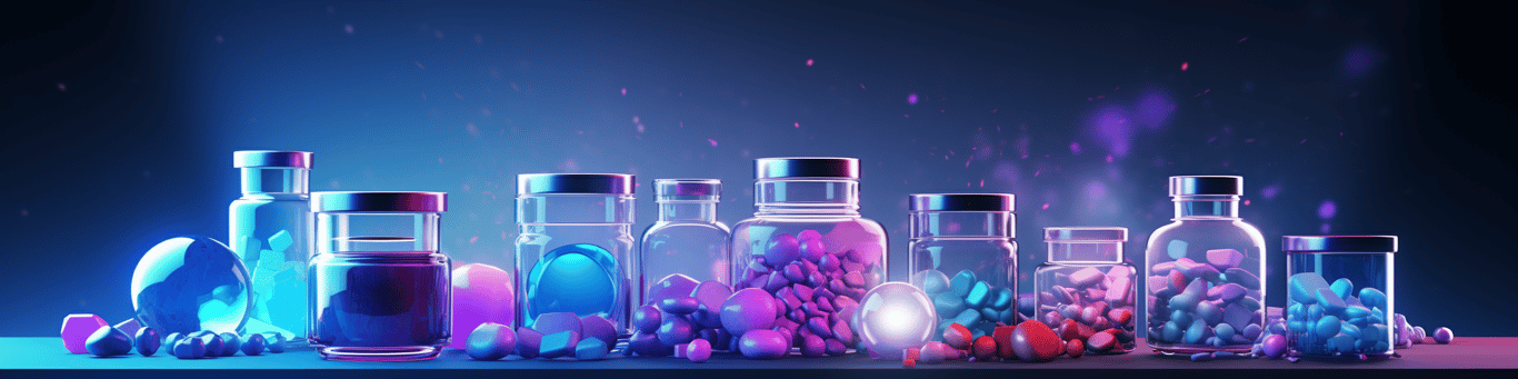 image of different drug pills on a surface