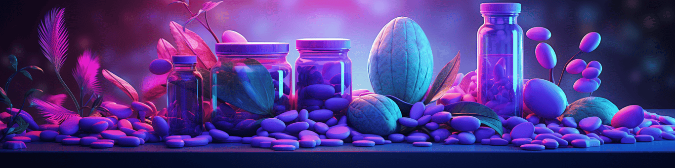 image of different drug pills on a surface