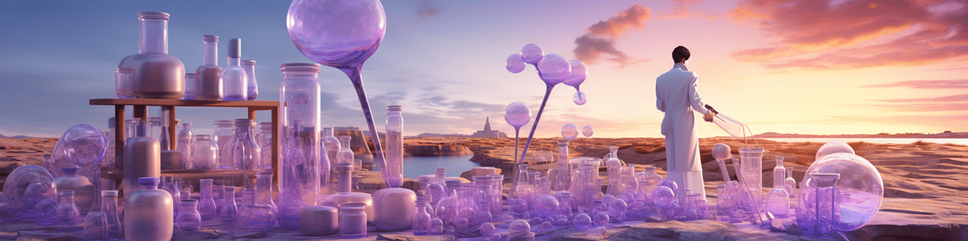 image of a doctor in a lab doing drug, clinical research