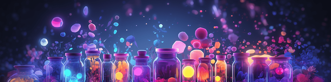 image of different drug pills on a surface