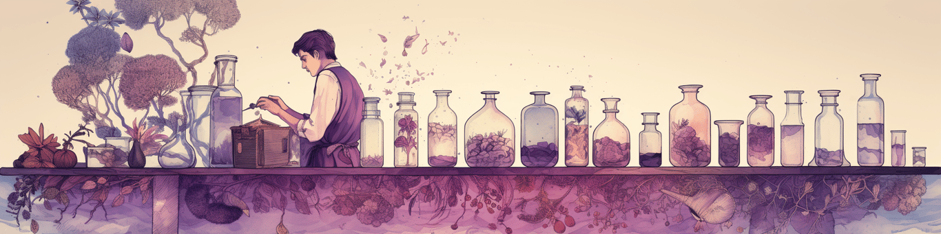 image of a doctor in a lab doing drug, clinical research