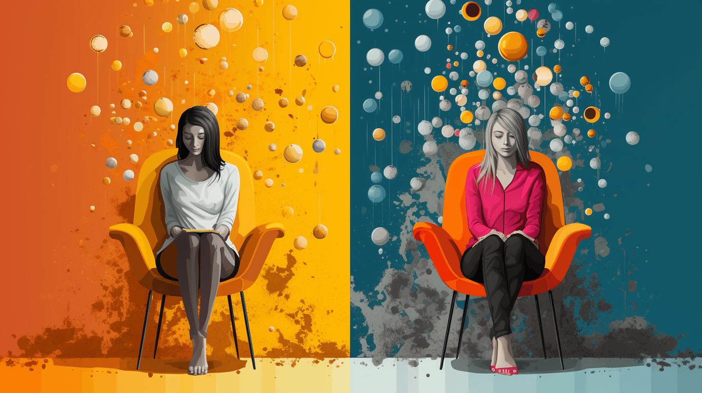 abstract image of a patient experiencing side effect