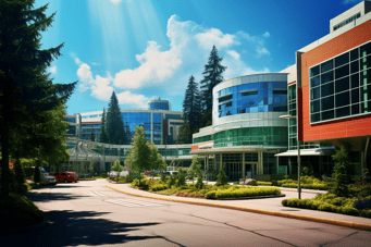 Image of Vancouver General Hospital in Vancouver, Canada.