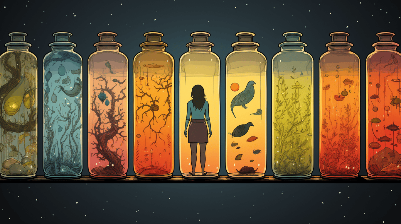 abstract image of a patient experiencing side effect