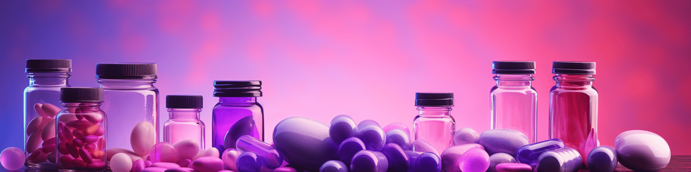 image of different drug pills on a surface