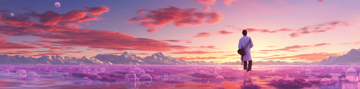 image of a doctor in a lab doing drug, clinical research