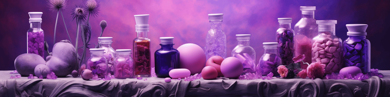 image of different drug pills on a surface