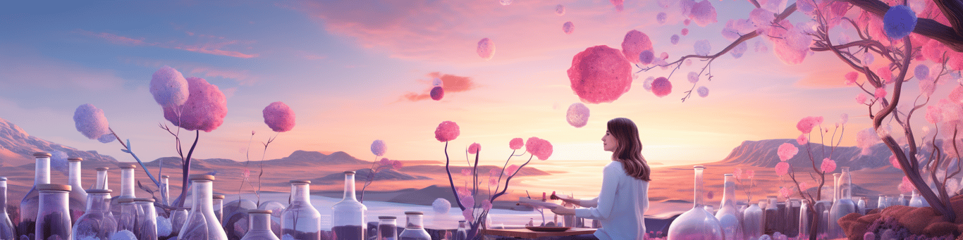 image of a doctor in a lab doing drug, clinical research