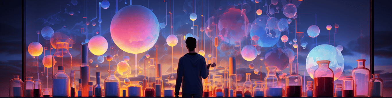 image of a doctor in a lab doing drug, clinical research