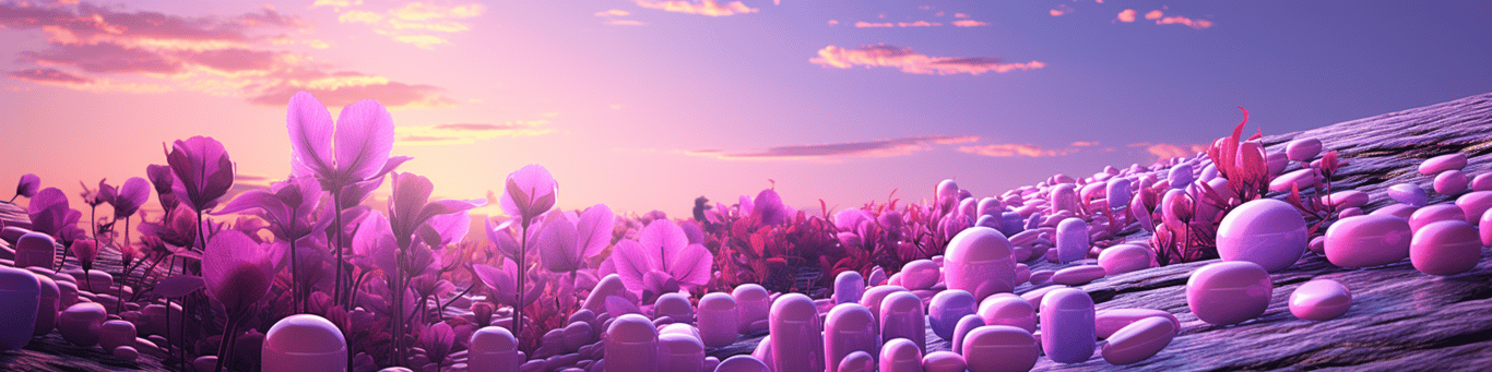 image of different drug pills on a surface