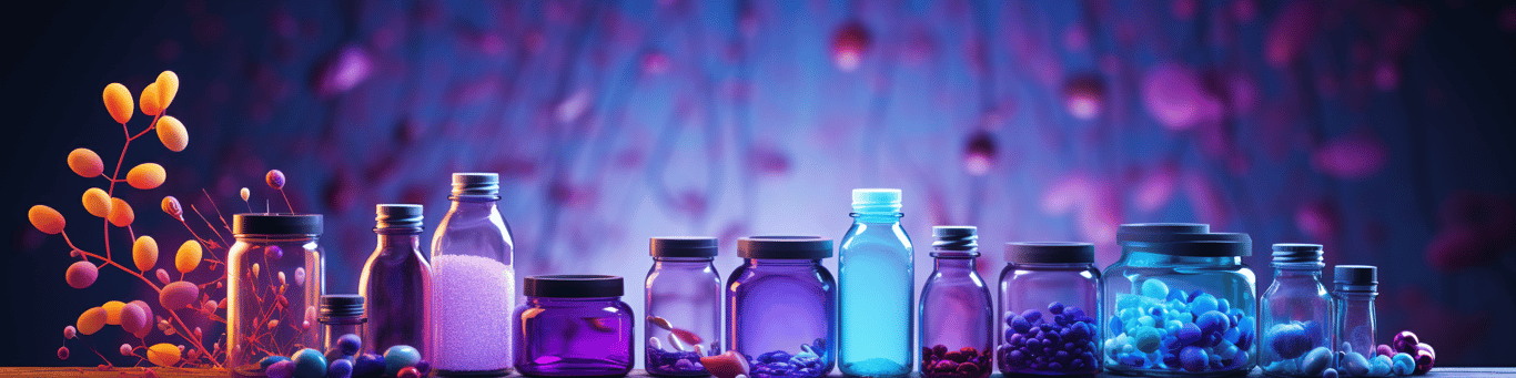 image of different drug pills on a surface