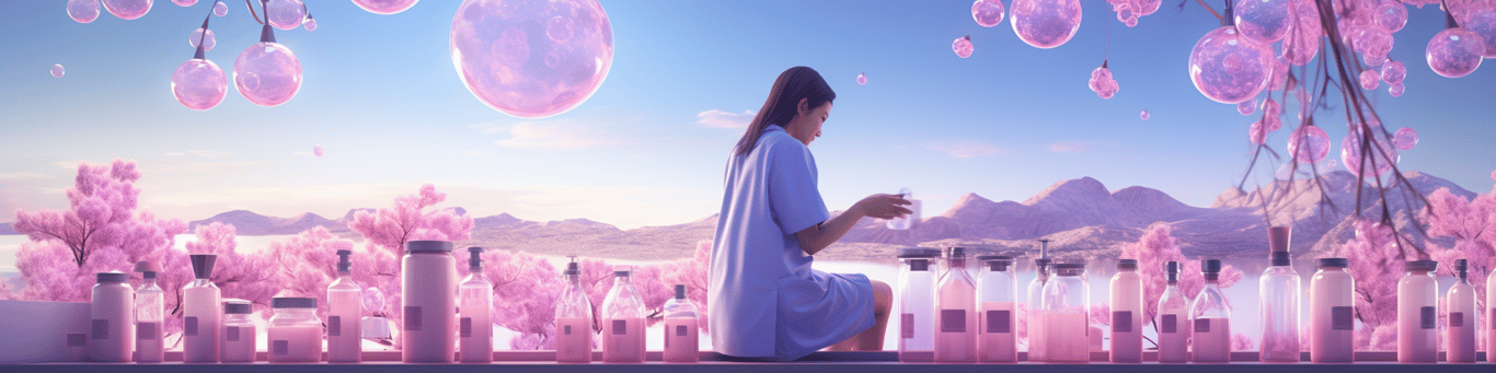 image of a doctor in a lab doing drug, clinical research