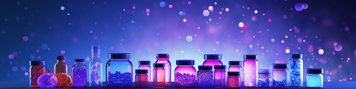 image of different drug pills on a surface