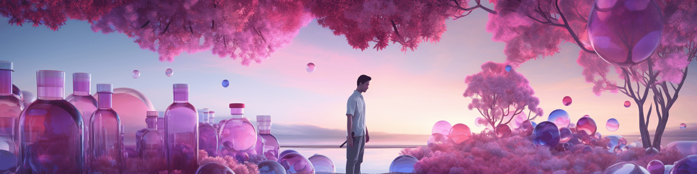 image of a doctor in a lab doing drug, clinical research